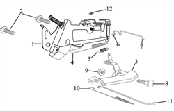 пружина привода \ TENSION SPRING бензогенератора Elitech БЭС 12000 Е (рис.12) 0101199600