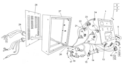 гайка 0101.138700 бензогенератора Elitech БЭС 5000 РС  (рис.15) 3803700120005-1