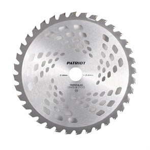 {{photo.Alt || photo.Description || 'Нож PATRIOT TBS 36 для триммера (230х25.4 мм, 36 зубьев)'}}