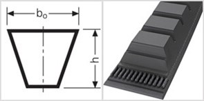 Ремень приводной клиновой  BХ 78  Li=1981mm, Ld=2026mm LC30212421