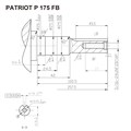 Двигатель бензиновый PATRIOT P 175 FB 59444