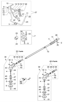 Гибкий вал триммера Efco Stark 44 (рис. 28) 61200187R