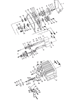Шестерня ведомая вала вибратора виброплиты Champion PC1645RH (рис.31) - фото 103514