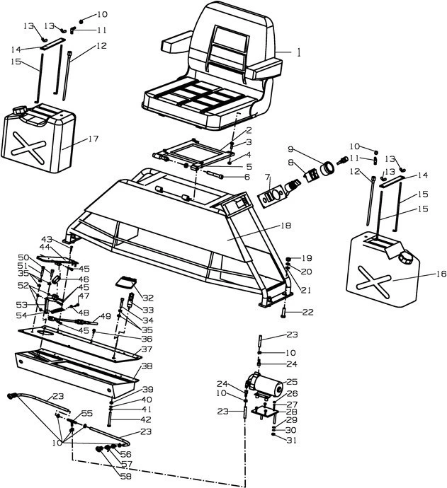 Pad, Stop Switch затирочной машины Conmec CRT836 (рис.32) CRT836T83601015