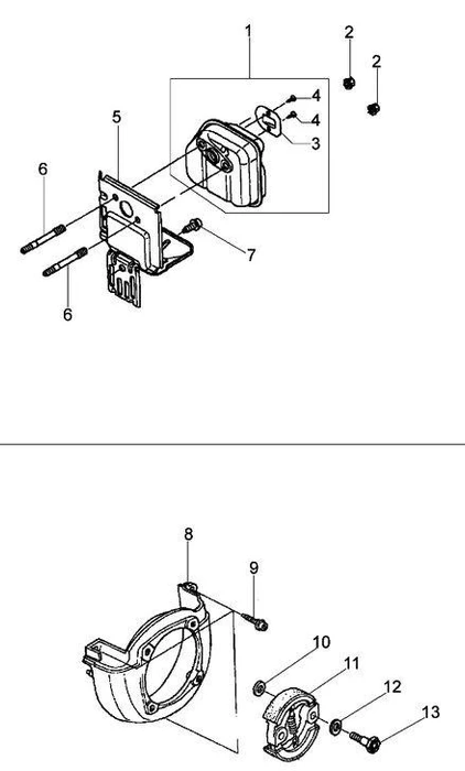 Сцепление триммера Oleo-Mac BC 260 4S (рис. 11) H22000ZM3003
