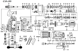 Шестерня сверлильной машины Diam (A/N- 254/355) №11 - фото 13028