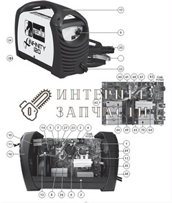 Импульсный Трансформатор сварочного аппарата Telwin INFINITY 120 - фото 150718