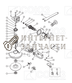 Щеткодержатель  болгарки Союз УШС-9024П№42 УШС-9024П-42 - фото 151660