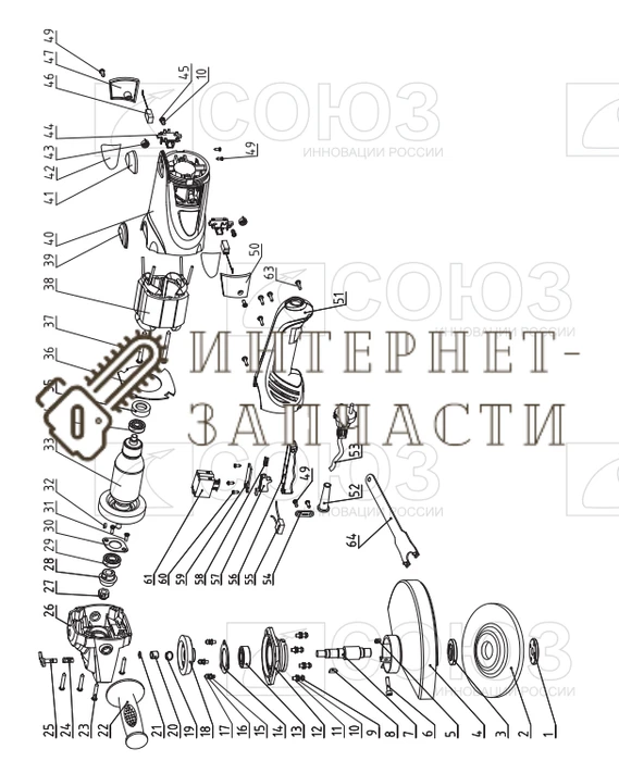 Щетка Угольная болгарки Союз УШС-90180-46 УШС-90180-46