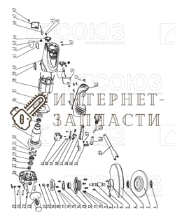 Клавиша Выключателя болгарки Союз УШС-90180-56,57№57 - фото 151711