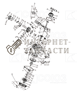 Прокладка Карбюратора бензогенератора Союз ЭГС-87300Э-53-2 - фото 151908
