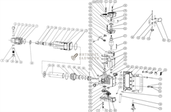 Вал эксцентрика отбойного молотка Redverg RD-DH1800-36 6644786_RD - фото 165651