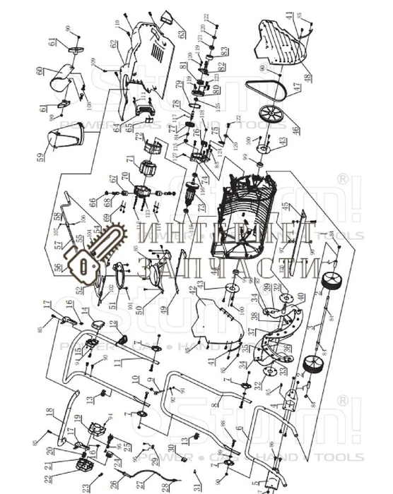 Редуктор  снегоуборщика Sturm STE5018-74 STE5018-74