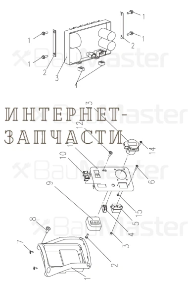 Контроллер зажигания генератора BauMaster PG-8710IXX-O-9 390405