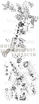 Прокладка головки цилиндра  генератора BauMaster PG-8719WX-2-61 - фото 167779