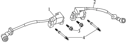 катушка в сборе \ COIL ASSY.,IGNITION бензогенератора Elitech БЭС 12000 Е (рис.1) 0101198100
