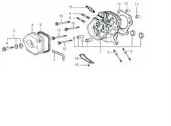 пластина бензогенератора Elitech БЭС 2500 Р (рис.14) 160190006T110 - фото 22812