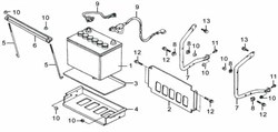 Болт фланцевый бензогенератора Elitech БЭС 6500   (рис.12) 3801400950005-2 - фото 23391