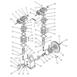 Подшипник компрессорной головки Elitech ТС 2065 (рис.35) 0702032200