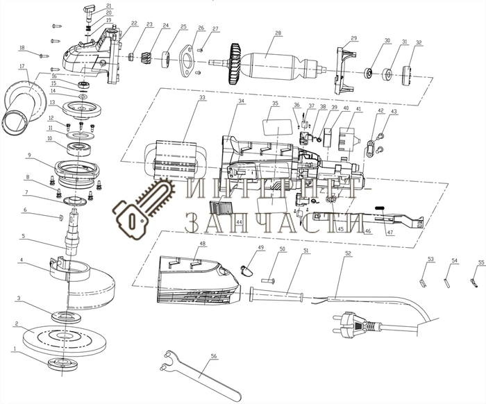 Выключатель болгарки Redverg RD-AG210-230S 404782
