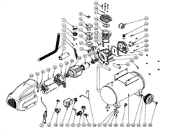 Фитинг угольник R3/8\"-G3/8\"=dl6,662/Pl,337/19—30-М-М масляного коаксиального компрессора Elitech КПМ 200/24 (рис.8) 0701011200-1