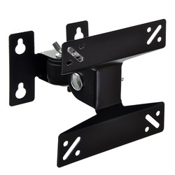 Кронштейн для ТВ 13"-27" наклонно-поворотный LEBEN, до 15 кг, металл Кронштейн для ТВ 13"-27" наклонно-поворотный LEBEN, до 15 кг, металл