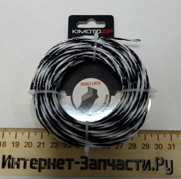Леска для триммера Double layer 2/15м витой квадрат