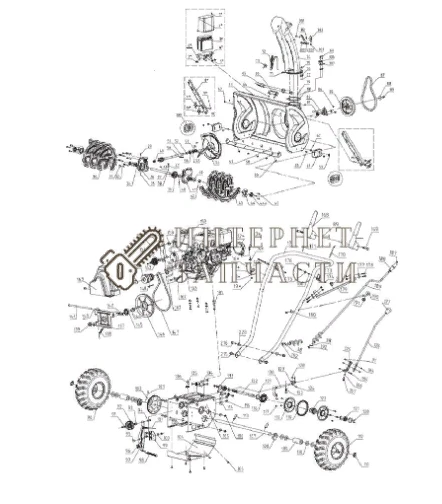 Колесо 13*5.00-6 снегоуборщика RedVerg RD-25065-90 RD-25065-90