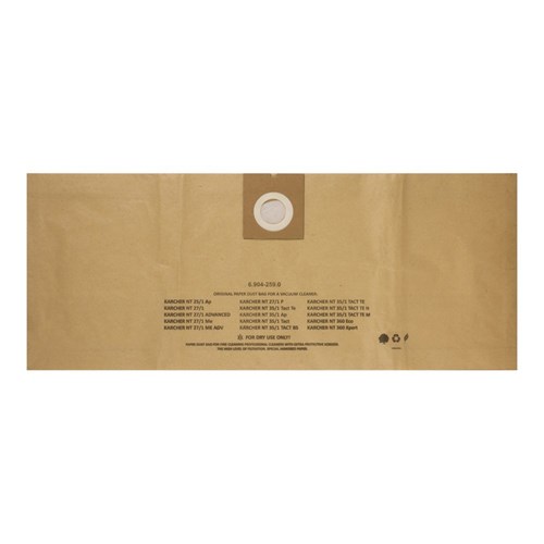 PK-301/300 Фильтр-мешки Airpaper бумажные для пылесоса, 300 шт - фото 325708