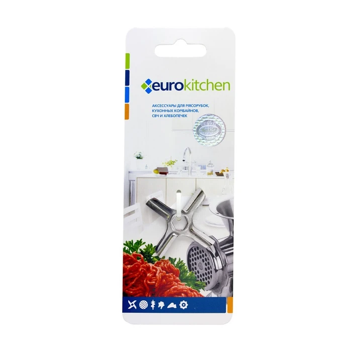 Нож для мясорубки, 1 шт., сталь, бренд: EUROKITCHEN, арт. KNG-11 KNG-11