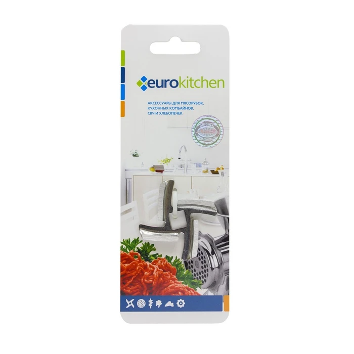 Нож для мясорубки, 1 шт., сталь, бренд: EUROKITCHEN, арт. KNG-03 KNG-03