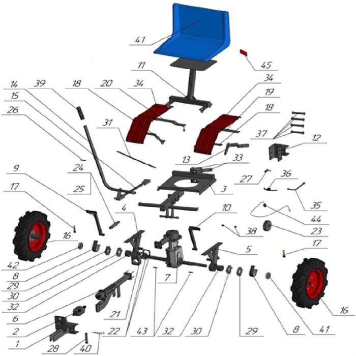 Колесо поз. 16 005.45.0420.3
