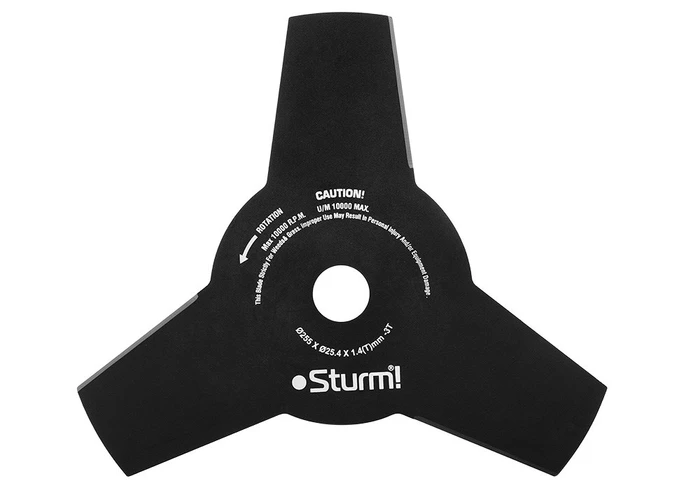 Нож Sturm трехлепестковый для триммера  BT8942D-998 BT8942D-998