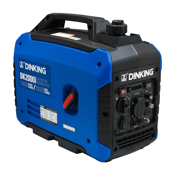Генератор бензиновый инверторный Dinking DK2000i (2 кВт, 230В/50Гц, DK148, бак 4л.) - фото 463169