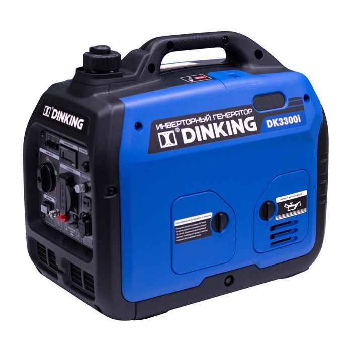 Генератор бензиновый инверторный Dinking DK3300i (3,3кВт, 230В/50Гц, DK164, бак 4л.) - фото 463180
