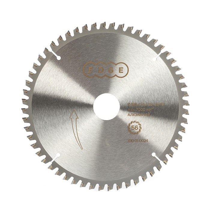 Диск пильный по алюминию (190x56x30/20/16 мм, 56 зубьев) 59425