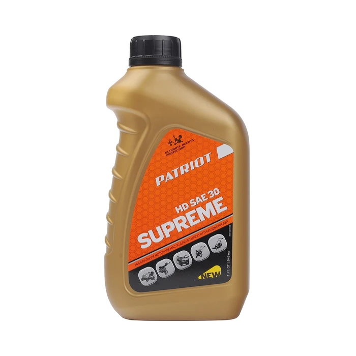 Масло 4-х тактное PATRIOT Supreme HD SAE 30 40428