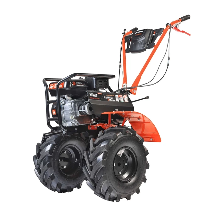 Мотоблок бензиновый PATRIOT УРАЛ с колесами Extreme 76338