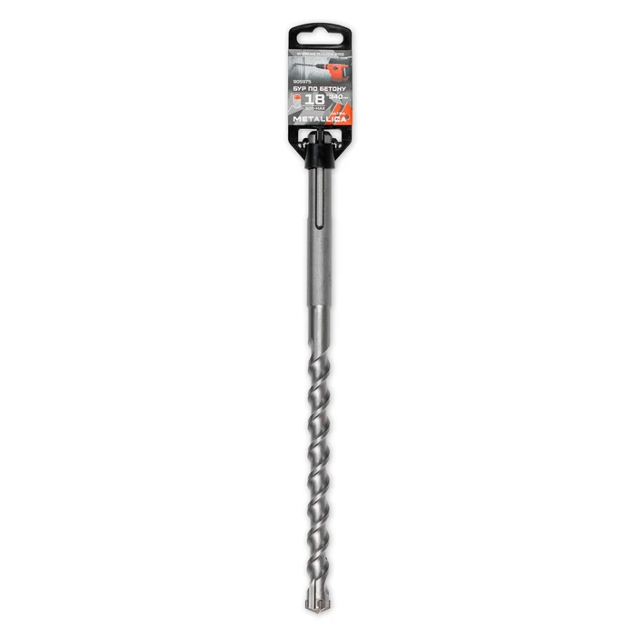 Бур по бетону SDS-max METALLICA Ultra 18х340/200 мм, 2 спирали 39
