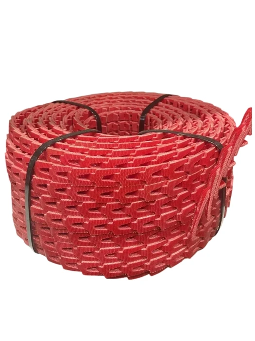 Клиновой ремень сегментный PowerTwist PU Link belt Z/10, красный, длина 50 м