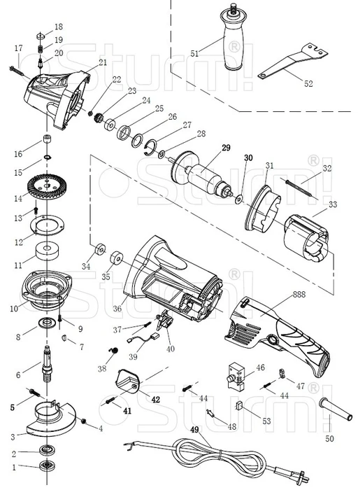 AG9018P-2 фланец внутренний /INNER FLANGE/ Sturm! AG9018P-2