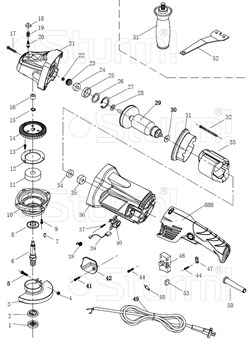 AG9018P-10 крышка передняя /FORE COVER/ Sturm! AG9018P-10