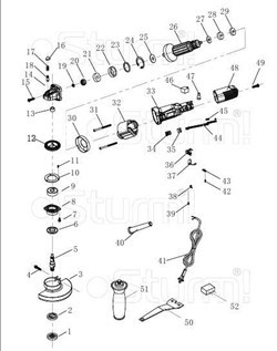 Ключ болгарки Sturm! AG90121P (рис.50) AG90121P-50 - фото 56556