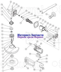AG9023-36 кожух мотора /MOTOR HOUSING/ Sturm! AG9023-36