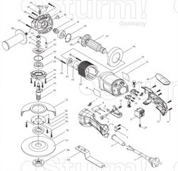 AG9515-22 статор 55х40х4 /STATOR/ Sturm! AG9515-22 - фото 57459