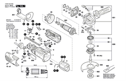 ШЕСТИГРАННАЯ ГАЙКА M7, SW10 болгарки Bosch GWS 19-150 CI (рис.45) 1603300016 - фото 60519