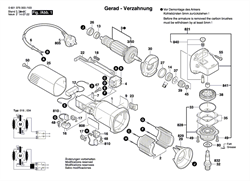 Зубчатое колесо ведомое болгарки Bosch GWS 660 (рис.38) - фото 60735