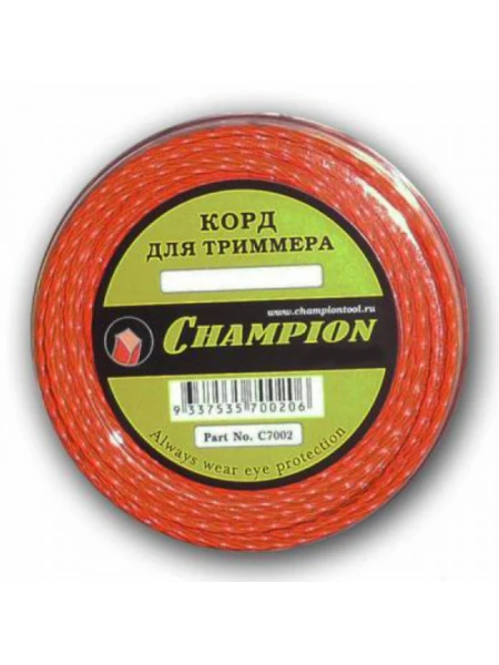 Корд триммерный CHAMPION  Nylplus Square 3.0мм* 23м (квадрат) C5067
