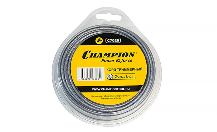 Корд триммерный CHAMPION  Round Pro 3.0мм *  12м C7029