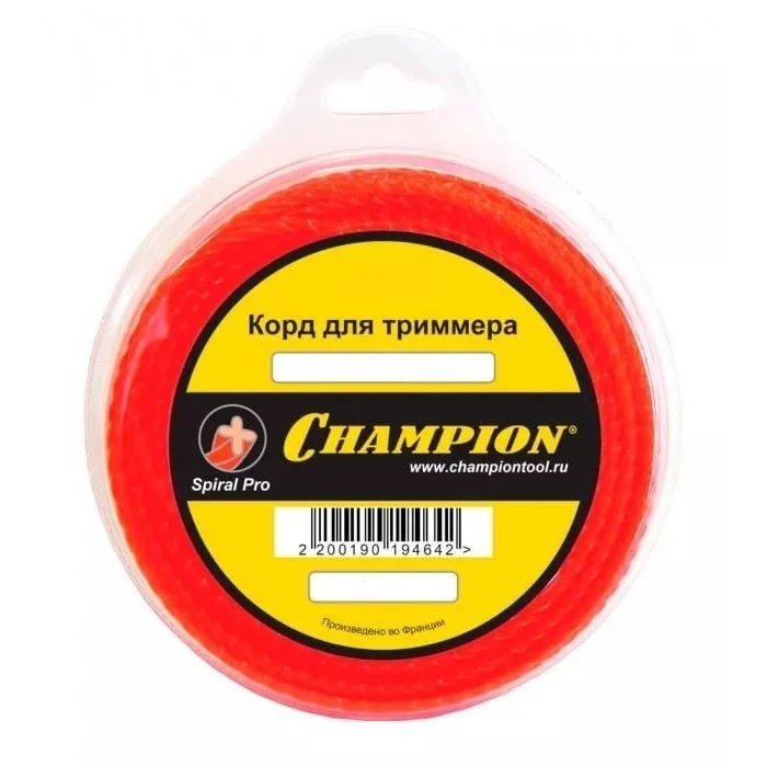 Корд триммерный CHAMPION  Spiral Pro 3.0мм*55м (витой) C5054